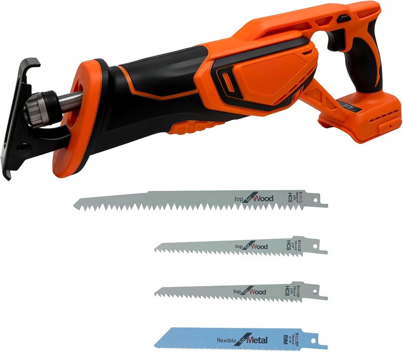 RAYLEEY Cordless Reciprocating Saw Compatible With DEWALT 20V LI-ION Battery.Electric Sierra Recíproca With Brushless Motor And 4 Blades、Tools-Free Blades Install.0-3500RPM Recipro sawzall For Wood/Metal/PVC. - Image 1